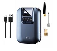 Pompe à air électrique mini portable avec écran LCD numérique lumière rechargeable compresseur d'air 5000 mAh voiture vélo pneu balle camping air comprimé