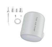 Pompe à air électrique, pompe électrique pour gonflage de tube de natation rechargeable avec lumière, outil de soufflage électrique de 2 200 mAh pour camping à la maison Patio pique-nique AC