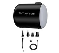 Pompe à air électrique, pompe électrique pour gonflage de tube de natation rechargeable avec lumière, outil de gonflage en plein air portable de 2200 mAh pour camping et