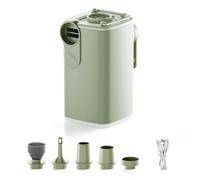 Pompe à air électrique portable 3 en 1, gonfleur et dégonfleur sans fil rechargeable avec lumière LED de camping, longue durée de vie de la batterie pour matelas pneumatiques, bouées de natation et