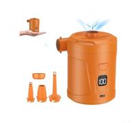 Pompe à air électrique portable 5200 mAh à remplissage rapide pour bateau gonflable, anneau de natation, sacs sous vide, loisirs de plein air, noir (2)