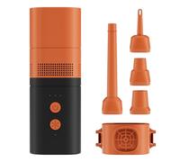 Pompe à air électrique Portable - Gonfleur dégonfleur Rechargeable 6000 mAh avec Lampe de Poche et Signal SOS pour flotteurs de Piscine, Matelas pneumatiques, Tapis de Camping,