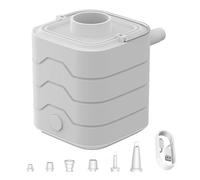 Pompe à Air Électrique Portable pour Matelas Gonflable,Gonfleur et Dégonfleur avec 6 Buses - Pompe à Air de Voyage | pour Matelas de Camping Bateaux Bouées de Piscine Canapé Gonflable et Lits Pneumati