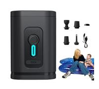 Pompe à air électrique rechargeable 30 W 7,4 V avec batterie de 700 mAh, gonflage rapide et dégonflage pour la piscine, matelas