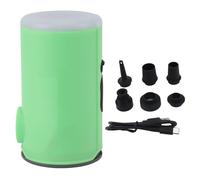 Pompe à Air Électrique, Rechargeable Mini Portable, 5.5x5.2x9cm - Gonflage Rapide et Fonction Aspiration, pour Matelas, Jouets, Canapés Gonflables (Verte)