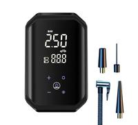 Pompe à air, gonfleur à air, affichage numérique, charge rapide, taille compacte, sans fil, pompe électrique pour l'entretien des pneus de moto, 14 x 8,7 x 5 cm