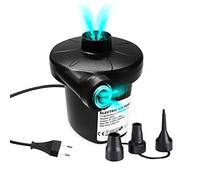 Pompe a Air, Gonfleur Electrique avec 3 Buses pour Matelas Gonflable, 150W/220V AC Pompe Matelas Gonflable, Dégonfleur pour Anneau et Cercle de Natation (8201-A)