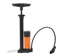 Pompe à air Haute Pression pour pneus de VTT, gonfleur de vélo Portable avec baromètre précis, 3 Buses pour Ballons de Basket, Voitures et Motos, Pompe à Main en Aluminium pour