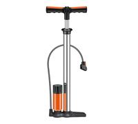 Pompe à air manuelle - 60 x 20 x 3,8 cm, gonfleur en acier inoxydable | pompe à pédale pliable - pompes manuelles à haute pression avec manomètre, structure durable pour cyclisme, plongée, peinture