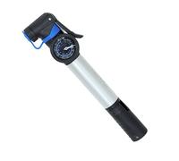 Pompe à air manuelle avec manomètre 22 cm - Haute pression 80 PSI - Compatible Schrader/Presta - Aluminium Premium - Pour vélos, ballons, football, basket-ball