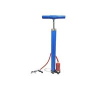 Pompe à Air Manuelle Mini pour Vélo 120 PSI Multi Valve Bleu