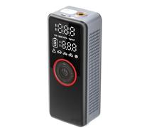 Pompe à air numérique pour véhicules - 120 W DC 12 V Gonfleur de pneu portable avec écran LCD intelligent, options 15/20/25 psi, ABS + PC + construction métallique, cordon d'alimentation de 3,5 m (25