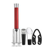 Pompe à Air Ouvre-Bouteille de Vin Pression D'Air Vide Bouchon de Vin Rouge Couvercle de BièRe Ouvre-Bouteille en Acier Inoxydable