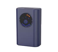 Pompe à Air, Pompe à Air Portative Ultra-Silencieuse, Pompe à Air pour Aquarium USB à Batterie au Lithium, Adaptée aux Chambres et Bureaux, Aérateur d'Aquarium Silencieux(Blue,1800)