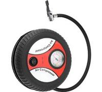 Pompe à Air Portable 12V 20W pour Vélo et avec Manomètre Analogique Avizar Noir Noir