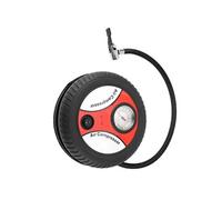 Pompe à Air Portable 12V 20W pour Vélo et avec Manomètre Analogique Noir