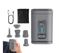 Pompe à air portable : appareil de gonflage électrique, gonfleur de pneu compact, outil de pression rechargeable | Équipement de gonflage de matelas de boule de vélo de voiture pour e
