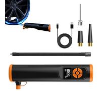 Pompe à air portable - avec affichage numérique de lumières LED, gonfleur de pneu, compresseur d'air portable, pour moto, vélo, scooter électrique, jouets gonflables, flotteurs de piscine, maison, gar