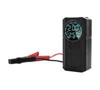Pompe à air portable légère avec lumière LED pour démarreur et gonfleur de pneus pour tous les véhicules (8000 normal)