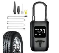 Pompe à air portable - Mini gonfleur électrique de pneu pour vélo | Pompe à air multifonction avec adaptateur | Pour vélos, motos, ballons, jouets de sport, véhicules domestiques, Gara