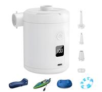 Pompe à air portable - Pompe à matelas sans fil avec chargement USB, dispositif de dégonflage automatique, affichage numérique, outil de gonflage pour bouées de natation, camping, lit de couchage