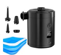 Pompe à air portable | Pompe à matelas sans fil avec chargement USB - Petit outil de gonflage, dispositif de dégonflage automatique pour le camping, les lits de sommeil, la piscine, la natation