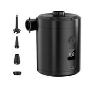 Pompe à air portable pour gonflables - Mini pompes à air alimentées par batterie | Pompe à air pour camping | 4 000 PA Fast 5 200 mAh Batterie Gonfleur Compresseur gonfle la fonction Deflate pour