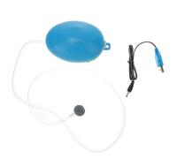 Pompe à Air Portable Rechargeable à Sortie Intermittente pour Aquarium | 2200 Mah, 2 L/min, ABS Bleu, Moteur Intégré, Colonne Tampon Absorbante, Pêche Extérieure et Transport
