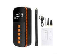 Pompe à air portable sans fil, 80 W, double cylindre, gonfleur de pneu avec affichage numérique, gonflage rapide, arrêt automatique pour scooters, motos, vélos, voyages en plein air