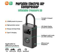 Pompe à air portable sans fil XIAOMI Mijia 2D, gonfleur de pneus rechargeable 150 PSI avec affichage numérique de la pression et arrêt automatique, pour voiture, moto, vélo