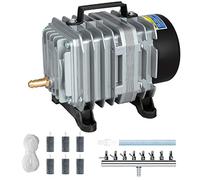 Pompe à air pour aération de bassin et aquarium, 1188/1268 GPH avec débit d'air réglable pour culture hydroponique et aquarium, puissance 75 W