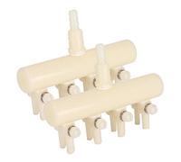 Pompe à air pour aquarium 2 pièces Pompe à air avec valve de répartition 4 têtes Pompe à air améliorée pour aquarium Pompe à air compacte Pompe à air économique