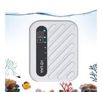 Pompe à air pour aquarium | Aérateur de pêche portable | Aérateur rechargeable par USB | Pour hydroponie, étangs de pêche, extérieur, intérieur, tortues, ménés, crevettes, bêta