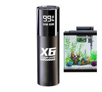 Pompe à air pour aquarium - Bulleur d'oxygène rechargeable 4,3 x 17 cm | Aérateur silencieux étanche | Accessoire portable pour aquarium avec chargement USB de tuyau Ai