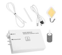 Pompe à air pour aquarium, mousseur USB, aérateur, silencieux, débit réglable, design compact, augmentation de l'oxygène, économie d'énergie, installation facile, parfait pour les crevettes, les