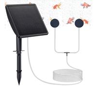 Pompe À Air pour Aquarium Piquet avec Double Sortie Distributeur d'air pour Aquarium Outil Barboteur Aérateur À Énergie