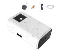 Pompe à air pour aquarium, pompe à bulles silencieuse, aérateur de chuchotements électriques, dispositif d'oxygène réglable avec design rechargeable, tuyau de 59 pouces pour