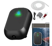 Pompe à air pour aquarium rechargeable | Pompe d'aquarium avec double source d'alimentation réglable à haut rendement pour l'extérieur et le transport de poissons 2000mAh