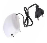 Pompe à Air pour Aquarium Silencieuse 1,8 L/Min avec Pierre | Technologie Chambre Mute, Corps ABS Cuivre, Blanc, pour Aquarium, avec Tuyau 2m et Deux Pierres