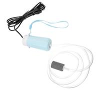 Pompe à Air pour Aquarium USB Portable Super Silencieuse 1,5 L/Min | Abs, 1 Watt, 5v-1,0a, Structure Simple, Réutilisable, pour Petit Poisson, Bureau et Salon