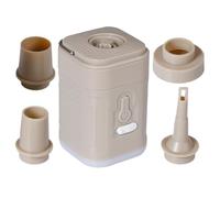 Pompe à air pour articles gonflables, équipement portable multifonction rechargeable manuel - Pompe à air avec 4 buses | pour le camping, la randonnée, les voyages, la plage, le camping, la piscine