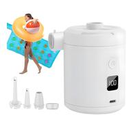 Pompe À Air pour Articles Gonflables | Pompe sans Fil Charge USB | Remplissage Rapide Automatique pour Matelas Anneaux Piscine Camping Voyage