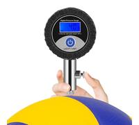 Pompe À Air pour Ballons - Gonfleur Portable avec Jauge De Pression,Outil de Test Haute Pression pour Vélos Mécanique Maison Sports Chantier