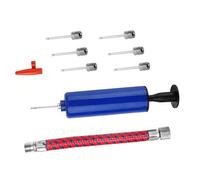 Pompe à air pour ballons | Outil de ballon de sport, pompe à air avec buses d'aiguille de gonflage et tuyau en caoutchouc | Pompe à air pour football, basket-ball, ballon de football, natation,