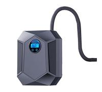 Pompe à air pour pneus de voiture | Compact avec arrêt automatique et poignée - Compresseur d'air portable pour les voyages en famille et les voyages à vélo