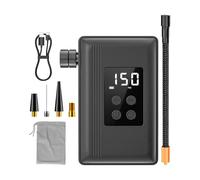 Pompe à Air pour Vélo | Petite Rechargeable avec Manomètre | Pompe À Vélo Portable Inflateur De Pneus Électrique - pour Montagne Ville Cyclisme Bouée Ballon Gonflables Jouets de Piscine Maison Voyage