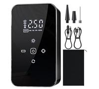 Pompe À Air Rechargeable - Pompe à Air Portable à Écran Tactile - Inflateur de pneus électrique Rechargeable Accessoires Automobiles pour vélo, Moto, Camion, Tout-Terrain, Camping et Garage