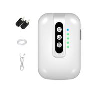 Pompe à air rechargeable USB pour aquarium, aérateur d'oxygène silencieux, barboteur portable, parfait pour les aquariums d'eau douce et salée, crevettes Betta, appâts de jardin, bassin, 12 x 8 x 4 cm