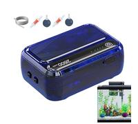 Pompe à air rechargeable USB pour aquarium - Aérateur portable silencieux, mousseur d'oxygène économe en énergie | Convient avec flux d'air réglable, pour aquariums, bassins, hydroponie, eau douce et