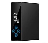 Pompe à air sans fil haute pression pour pneus de VTT de route et de vélo électrique - Charge sans fil - Taille compacte et performance de gonflage fiable - Noir